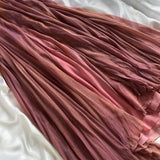 Purple Bronze Shiny Elegant Vintage Flower Applique Long Chiffon Fairy Evening Gown Party Dress prom dress HZ1023