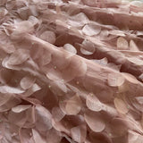 ??? Blush Pink Sakura Luxurious Gorgeous Fairytale Fantasy Retro Fashion Exquisite Beaded Sequin 3D Applique Long Elegant Flowing Chiffon Ball Gown Evening Gown Party Dress Prom Gown HZ1023