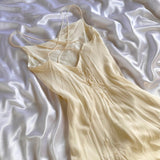 Ivory shiny fashion classy pretty exquisite beaded long chiffon floor-length handmade custom ball gown evening dress party dress prom dress HZ1023