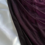 Charming Deep Purple Shiny Fashion Elegant Strap Long Chiffon prom dress Evening Dress Party Dress HZ1023