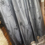 Silver Black Delicate Beaded Long Tulle Elegant Ball Gown Evening Dress Formal Birthday Party Dress Prom Dress HZ1023