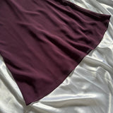 ??? Deep Plum Purple Beautiful Beautiful Vintage Gorgeous Fashion Elegant Delicate Floral Beaded Long beaded Chiffon Flowing Ball Gown Evening Gown Birthday Wedding Guest Party Dress Prom Gown Mother of the Bride Gown HZ1023