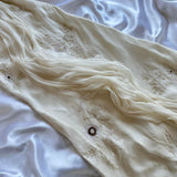 Ivory gorgeous light delicate beaded spaghetti straps long chiffon ball gown evening dress party dress HZ1023