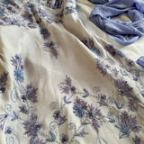 Purple fashion elegant exquisite beaded spaghetti strap A-line long chiffon ball gown evening dress party dress HZ1023