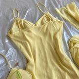 Yellow fashion halter floral beading long elegant chiffon ball gown evening dress HZ1023