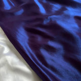 ???Iridescent deep purple and blue glossy sparkly stunning stunning unique stylish beautiful elegant delicate floral long satin ball gown evening dress birthday party dress prom dress HZ1023