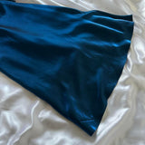 Navy blue stylish elegant spaghetti strap long chiffon prom dress evening dress party dress HZ1023