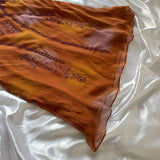 Orange Gorgeous Vintage Exquisite Beading Long Chiffon Ball Gown Evening Dress Party Dress HZ1023