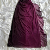 Purple fashion gradient shiny long chiffon ball gown, evening dress, party dress HZ1023