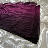 Charming dark purple shiny fashion gradient elegant strap long chiffon evening dress party dress prom dress HZ1023