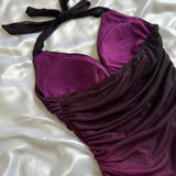 Purple fashion gradient shiny long chiffon ball gown, evening dress, party dress HZ1023