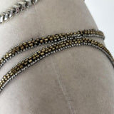 Black Gold Vintage Fashion Elegant Delicate Silver Floral Beads Long Chiffon Tulle Ball Gown Evening Dress Party Dress Prom Dress Hem Asymmetric HZ1023