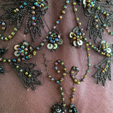 Dark Red ClassyPretty Charming Elegant Exquisite Beaded Long Chiffon Ball Gown Evening Gown Party Dress HZ1023