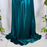Green Fashion Elegant V-neck Halter Backless Lace-up Long Satin Floor-length prom dress Evening Gown Party Dress HZ1023