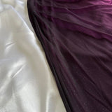 Charming dark purple shiny fashion gradient elegant strap long chiffon evening dress party dress prom dress HZ1023