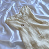 Ivory gorgeous light delicate beaded spaghetti straps long chiffon ball gown evening dress party dress HZ1023