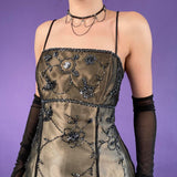 Golden Brown Delicate Beaded Long Tulle Elegant Ball Gown Evening Dress Formal Birthday Party Dress Prom Dress HZ1023