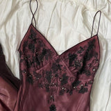 Dark Pink Purple Gorgeous Vintage Delicate Beaded Spaghetti Straps Fairy Long/Midi/Short Chiffon Ball Gown Evening Gown Party Gown Wedding Guest Gown Homecoming Gown Graduation Gown Mother of the Bride Gown Prom Gown HZ1023