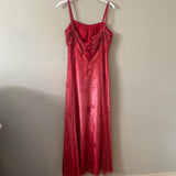 Pink Gorgeous Vintage Fashion Elegant Exquisite Beading Long Tulle Satin Ball Gown Evening Dress Party Dress Prom Dress HZ1023