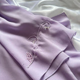 Purple Gorgeous Vintage Fashion Elegant Exquisite Floral Beading Spaghetti Strap Long Chiffon Ball Gown Evening Dress Birthday Party Dress Prom Dress HZ1023