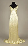 Yellow shiny elegant fashion exquisite beaded long satin floor-length prom dress evening dress party dress HZ1023