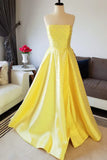 Blue fashion elegant exquisite pearl beading long satin ball gown evening dress HZ1023