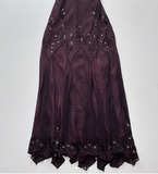 Purple Gorgeous Elegant Exquisite Beaded A-line Spaghetti Strap Long/Short Tulle Chiffon Ball Gown Birthday Party Dress Evening Dress Prom Dress HZ1023