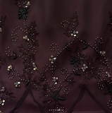 Purple Gorgeous Elegant Exquisite Beaded A-line Spaghetti Strap Long/Short Tulle Chiffon Ball Gown Birthday Party Dress Evening Dress Prom Dress HZ1023