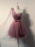 Charming Homecoming Dress,Tulle Homecoming Dress,Pleat Homecoming Dress,Cute Homecoming Dress HZ1023