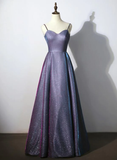 Beautiful Straps Long Party Dress , Sweetheart Floor Length Prom Dress HZ1023