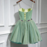 Cute sweet neck short prom dress, formal dresses, mini dresses HZ1023