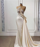 Champagne color gorgeous exquisite beading long elegant evening gown sexy formal prom dress party dress HZ1023