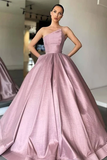 Ball gown asymmetric off the shoulder ankle length sleeveless ball gown HZ1023