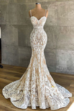 Exquisite Lace Sweetheart Mermaid Gown Bridal Dress HZ1023
