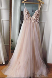 Simple sweetheart neck tulle lace long prom dress, tulle evening dress HZ1023