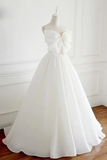 Ball Gown Sleeveless Wedding Dress With Cute Bowknot HZ1023