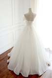 Ball Gown Sleeveless Wedding Dress With Cute Bowknot HZ1023