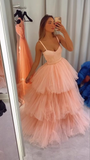 Long Tulle Dress, Tulle Prom Dresses, Formal Prom Dress HZ1023