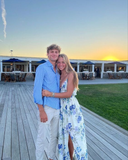 A-Line Prom Dresses Floral Dress Wedding Guest Wedding Party Evening Dress HZ1023