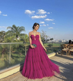 Spaghetti Straps Long Prom Dresses Formal Evening Dresses HZ1023