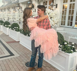 Pink prom dress long evening formal gown HZ1023