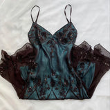 Turquoise Gorgeous Vintage Exquisite Beading Spaghetti Strap Long/Short Chiffon Ball Gown Evening Gown Party Dress Homecoming Dress HZ1023