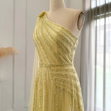 Yellow/Green/Purple shiny elegant exquisite beaded long tulle ball gown unique evening dress HZ1023