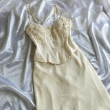 Ivory Luxury Gorgeous Fashion Exquisite flowers Beading Long Chiffon Elegant Ball Gown Evening Dress Party Dress HZ1023