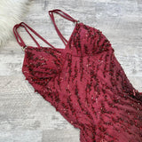 Red gorgeous fashion exquisite beaded spaghetti straps long chiffon party dress prom dress evening dress HZ1023