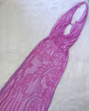 Pink Gorgeous Shiny Exquisite Strap Long Fashion Chiffon Ball Gown Evening Dress Party Dress HZ1023