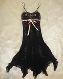 Black gorgeous exquisite gem beaded spaghetti straps long tulle elegant ball gown evening dress party dress HZ1023
