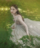 Stylish tulle long prom dress evening dress HZ1023