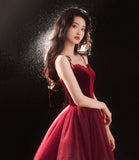 Cute tulle short prom dress cocktail dress HZ1023