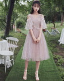 Cute tulle short prom dress party dress HZ1023
